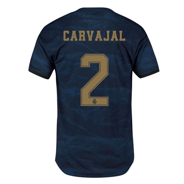 Camiseta Real Madrid NO.2 Carvajal Replica Segunda Ropa 2019/20 Azul